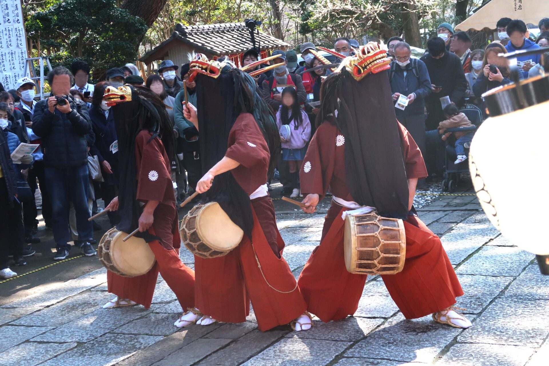 さいたま市指定 無形民俗文化財「田島の獅子舞」田島氷川社で ふるさと