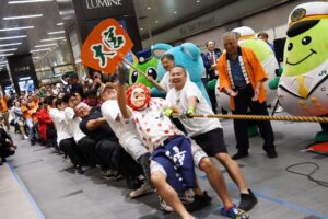 東口 西口 対抗連結 大綱引き大会 大宮駅 えきフェス アルシェ