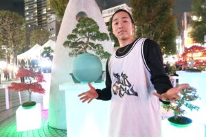 鐘塚公園　盆栽夜市　さいたま観光大使　バズライトボーラー