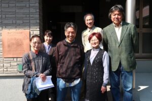 瑛九 アトリエ跡地 伝承碑 瑛九アトリエを生かす会